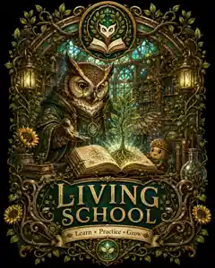 Living School poster art