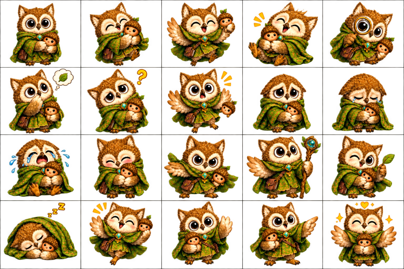 Moss, the Living School learning companion, shown in a sprite study