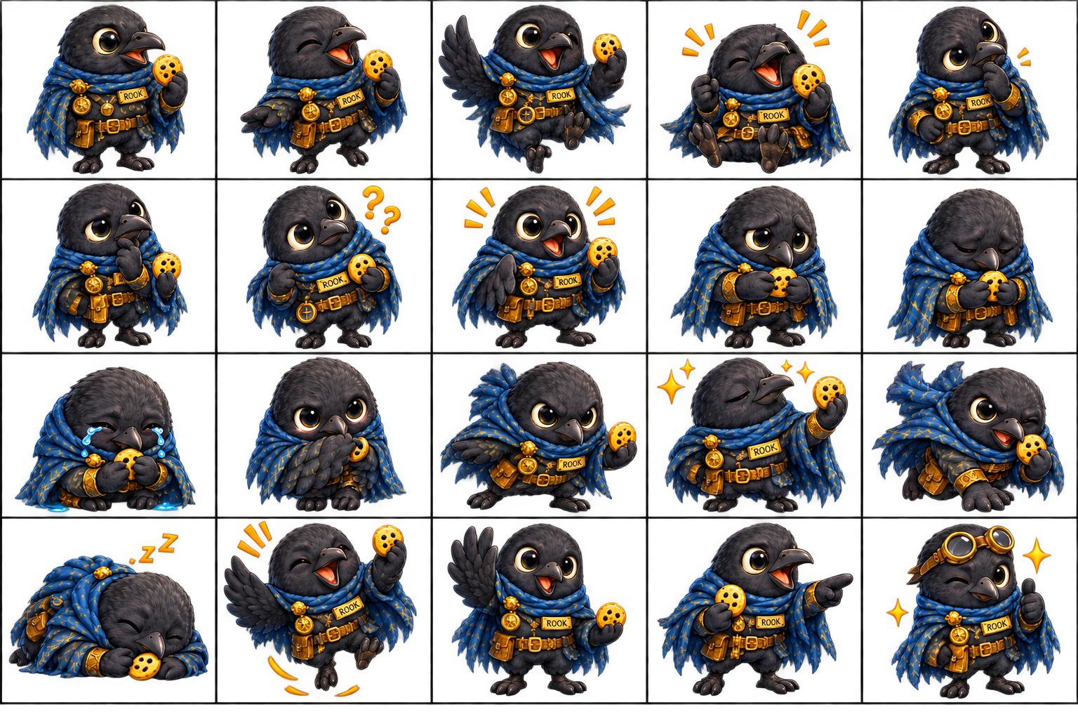 Rook, FellowFare trade steward, shown in a sprite study